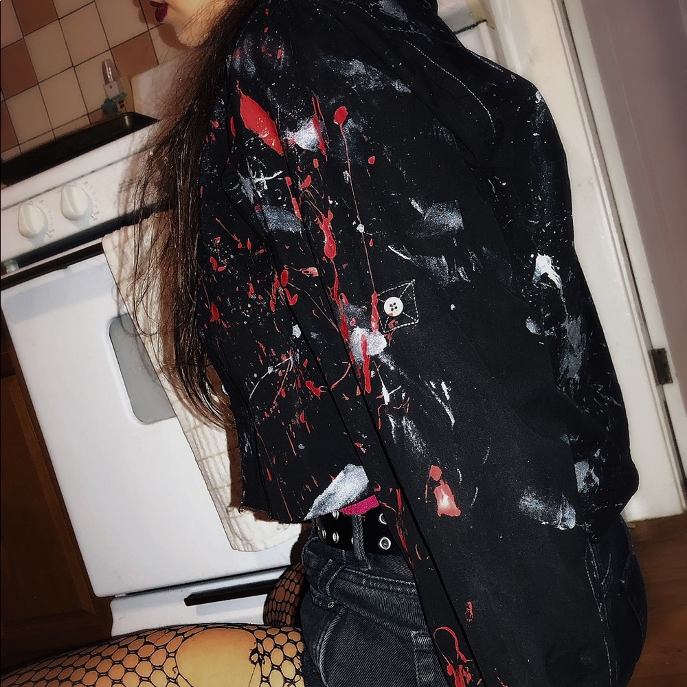 Nasty Gal Splatter paint jacket